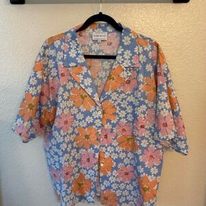 Sabo-skirt Women's Blue Blouse